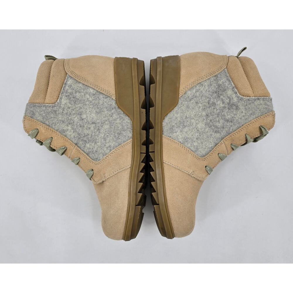 Sorel Evie Ankle Lace Bootie | Tan Suede & Grey Felt | Women’s 9 - Picture 6 of 10